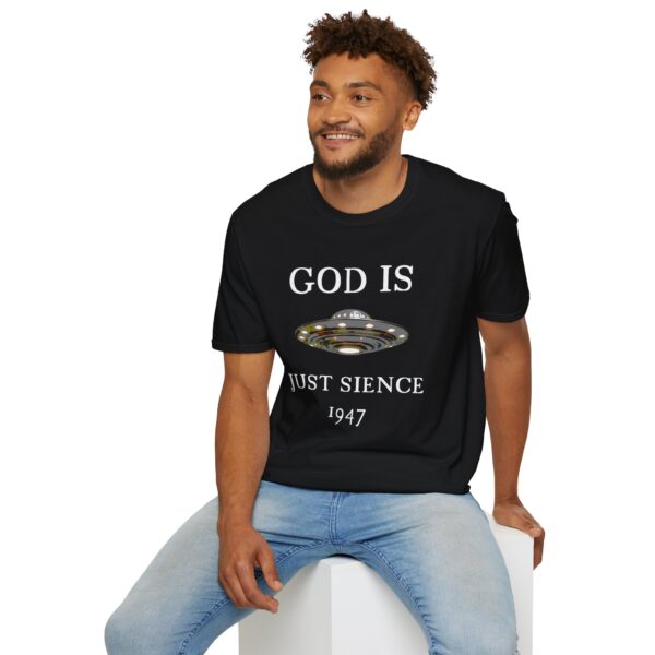 God is just Science 1947 - Unisex Softstyle T-Shirt - Image 17