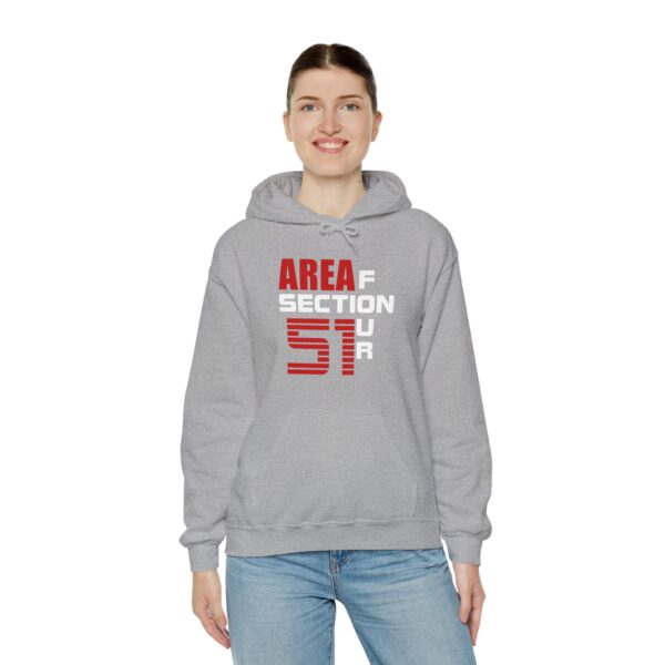 AREA 51 SECTION 4 Unisex Heavy Blend™ Hooded Sweatshirt - Image 7