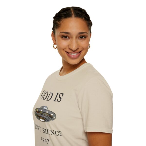 God is just Science 1947 - Unisex Softstyle T-Shirt - Image 24