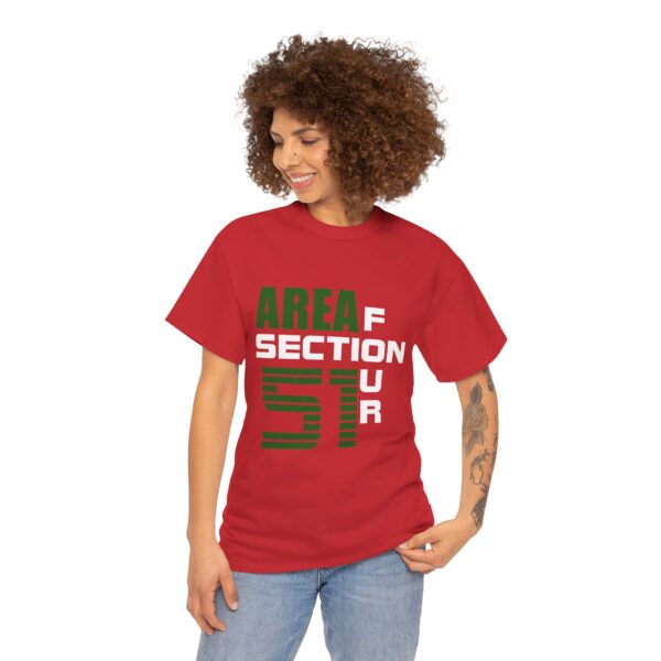 AREA 51 SECTION 4Unisex Heavy Cotton Tee - Image 101