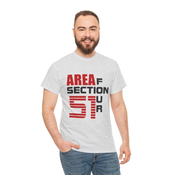 AREA 51 SECTION 4Unisex Heavy Cotton Tee - Image 23