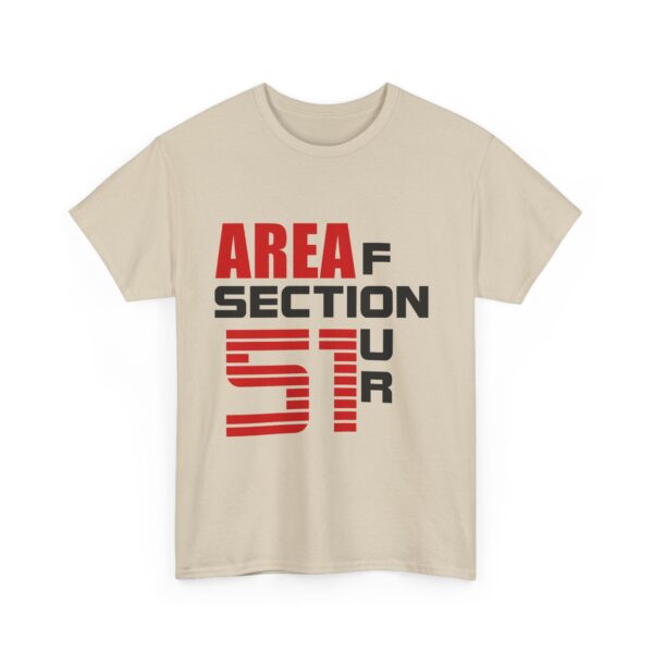 AREA 51 SECTION 4Unisex Heavy Cotton Tee - Image 4