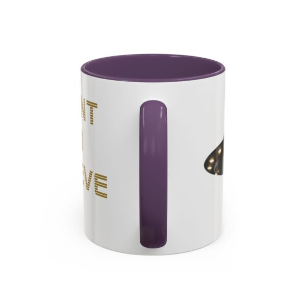 UFO -I WANT TO BELIEVE - Accent Coffee Mug (11oz) - Image 28