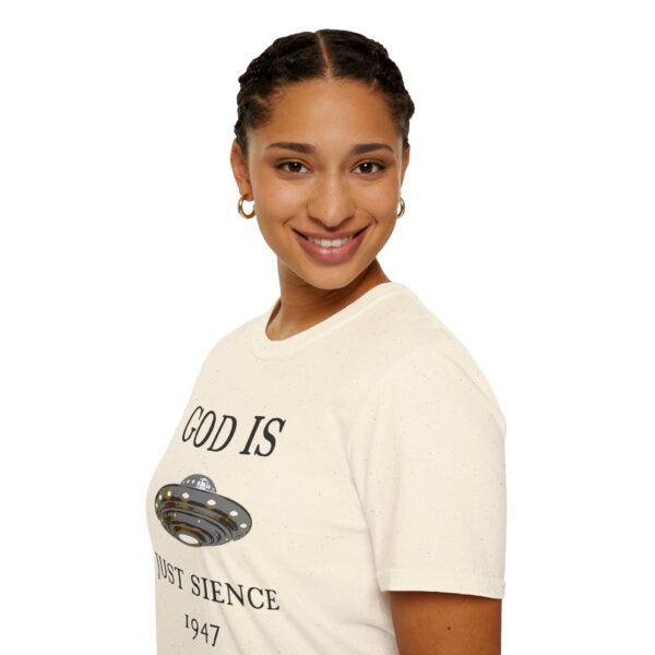 God is just Science 1947 - Unisex Softstyle T-Shirt - Image 36