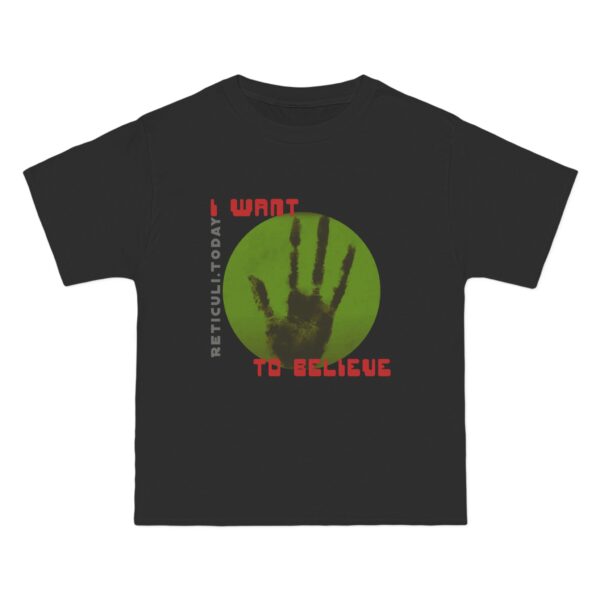 I want to believe Beefy-Short-Sleeve T-Shirt Alien UAP UFO oversized 6xl 5xl 4xl 3xl big size  xxxxxxl xxxxxl big men - Image 2