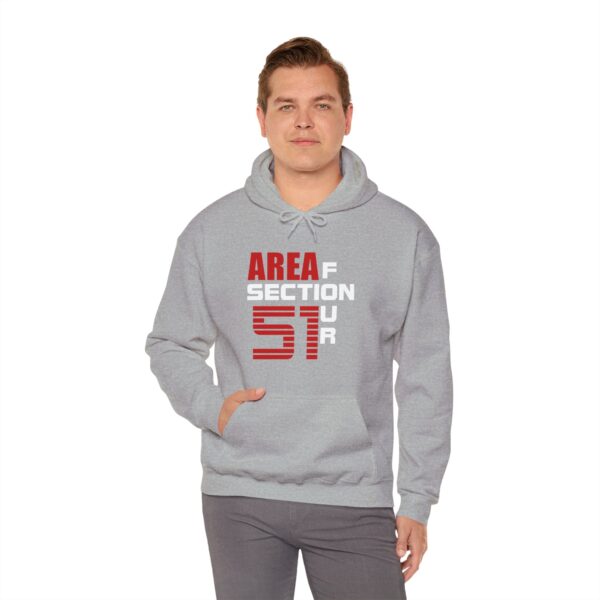 AREA 51 SECTION 4 Unisex Heavy Blend™ Hooded Sweatshirt - Image 8