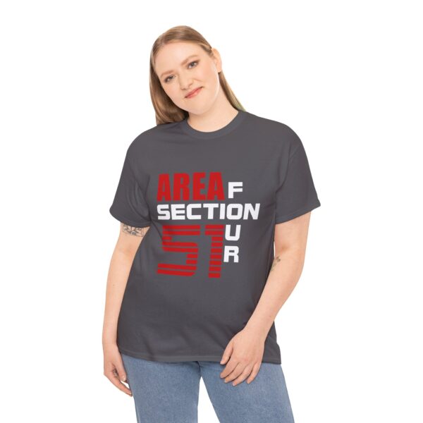 AREA 51 SECTION 4Unisex Heavy Cotton Tee - Image 86