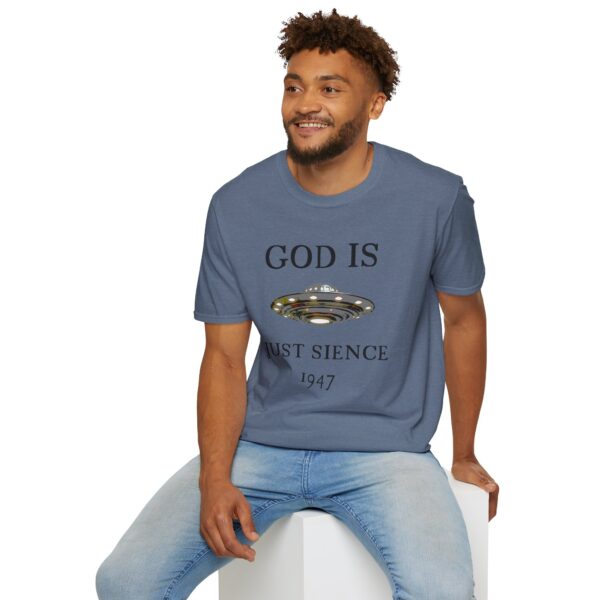 God is just Science 1947 - Unisex Softstyle T-Shirt - Image 59