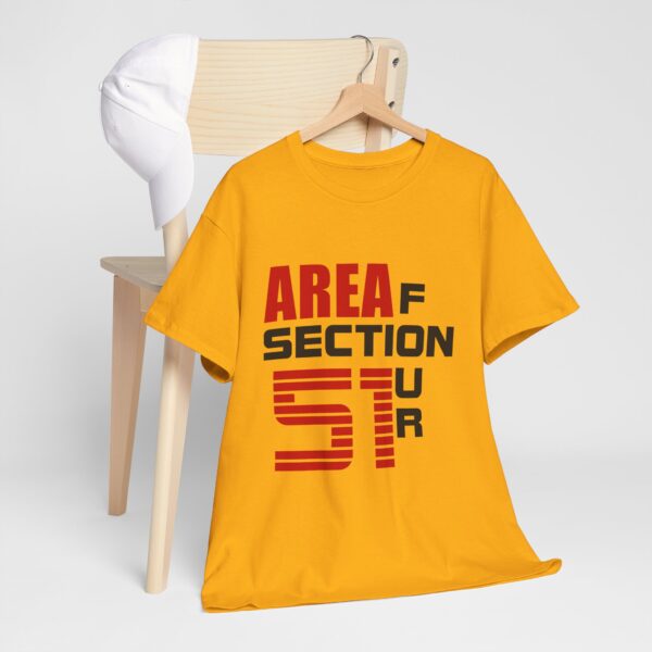 AREA 51 SECTION 4Unisex Heavy Cotton Tee - Image 56