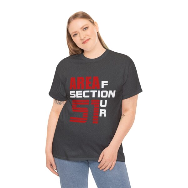 AREA 51 SECTION 4Unisex Heavy Cotton Tee - Image 78