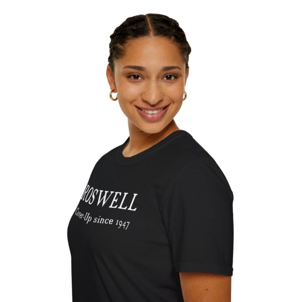 Roswell - Cover up since 1947 - Unisex Softstyle T-Shirt - Image 18