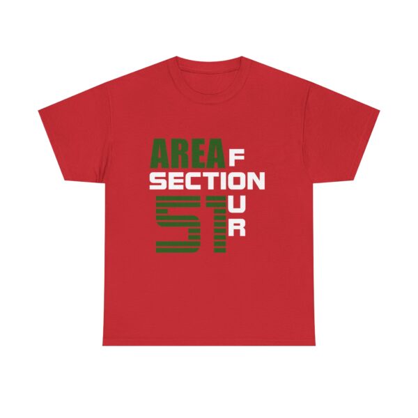 AREA 51 SECTION 4Unisex Heavy Cotton Tee - Image 97