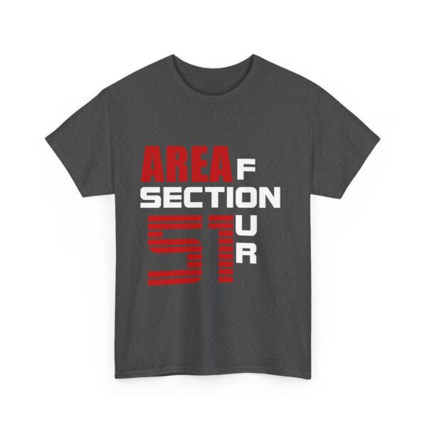 AREA 51 SECTION 4Unisex Heavy Cotton Tee - Image 75