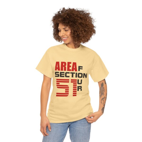 AREA 51 SECTION 4Unisex Heavy Cotton Tee - Image 45