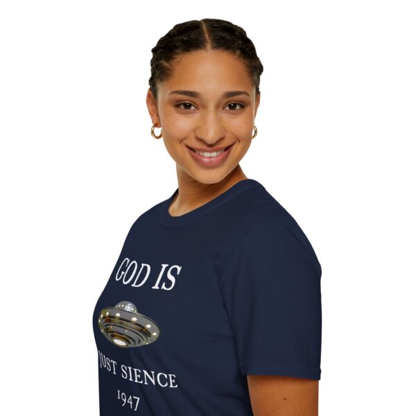 God is just Science 1947 - Unisex Softstyle T-Shirt - Image 72