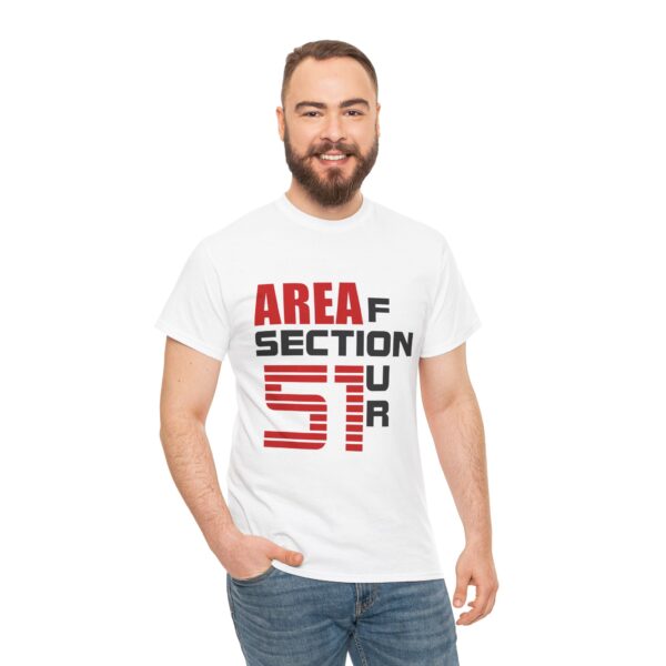 AREA 51 SECTION 4Unisex Heavy Cotton Tee - Image 13