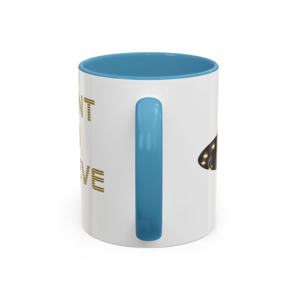 UFO -I WANT TO BELIEVE - Accent Coffee Mug (11oz) - Image 20