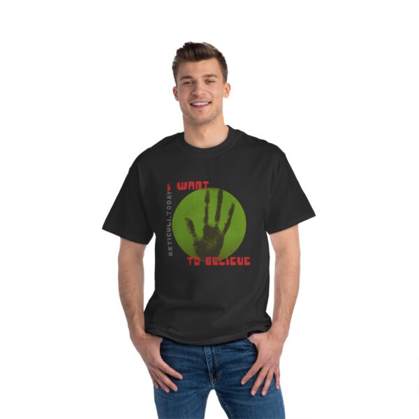 I want to believe Beefy-Short-Sleeve T-Shirt Alien UAP UFO oversized 6xl 5xl 4xl 3xl big size  xxxxxxl xxxxxl big men