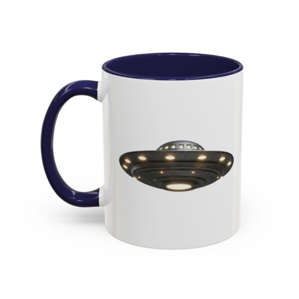 UFO -I WANT TO BELIEVE - Accent Coffee Mug (11oz) - Image 7