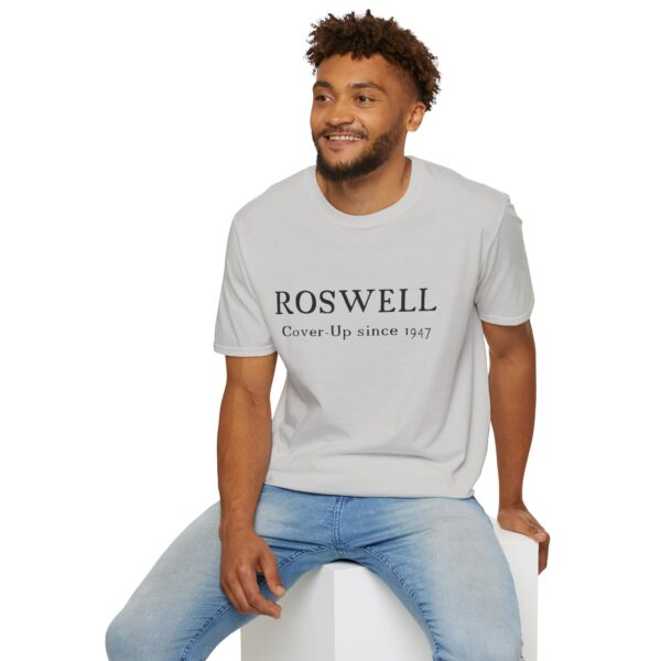 Roswell - Cover up since 1947 - Unisex Softstyle T-Shirt - Image 29