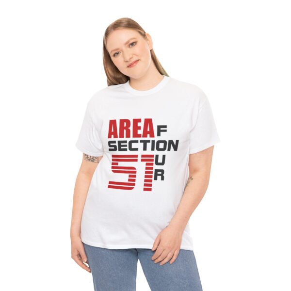 AREA 51 SECTION 4Unisex Heavy Cotton Tee - Image 15