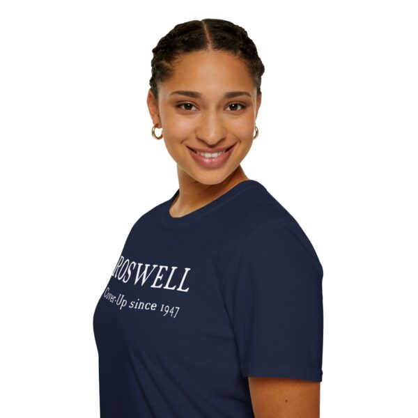 Roswell - Cover up since 1947 - Unisex Softstyle T-Shirt - Image 60