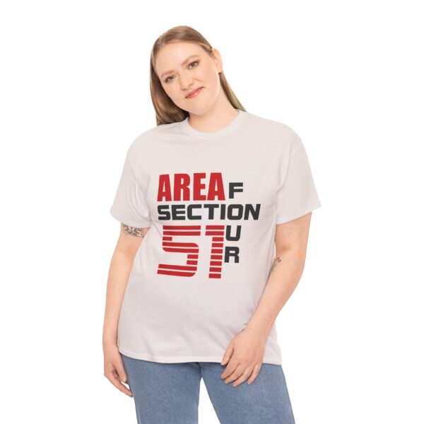 AREA 51 SECTION 4Unisex Heavy Cotton Tee - Image 38