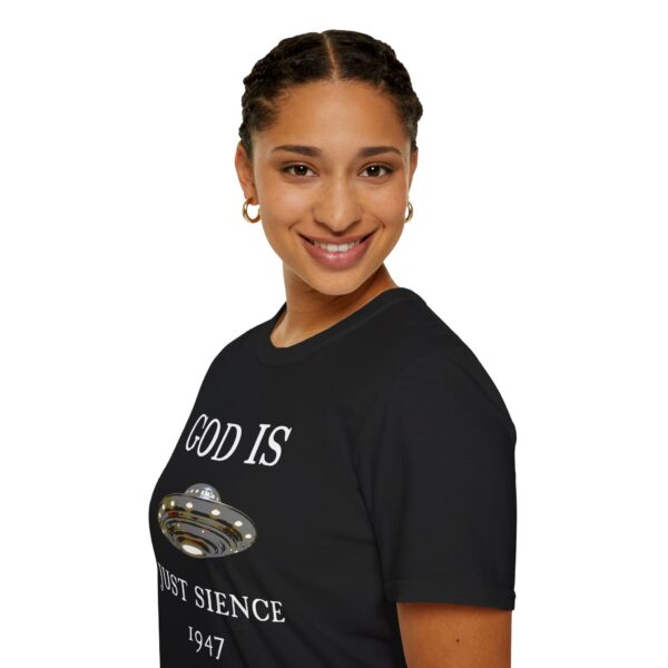 God is just Science 1947 - Unisex Softstyle T-Shirt - Image 18