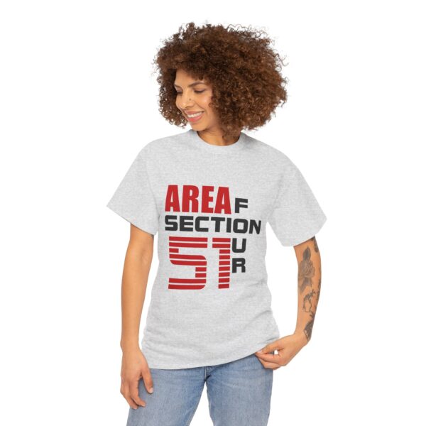 AREA 51 SECTION 4Unisex Heavy Cotton Tee - Image 21