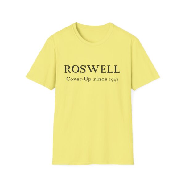 Roswell - Cover up since 1947 - Unisex Softstyle T-Shirt - Image 43