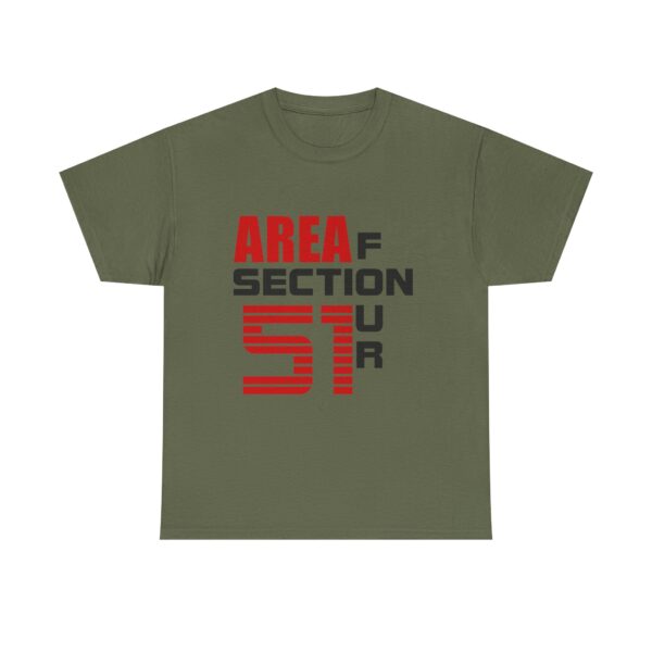 AREA 51 SECTION 4Unisex Heavy Cotton Tee - Image 57