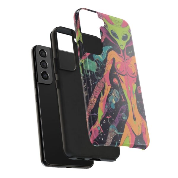 Tough Phone Cases I Want To Believe Alien UPA UFO Greys Roswell Sexy female Alien - Image 91