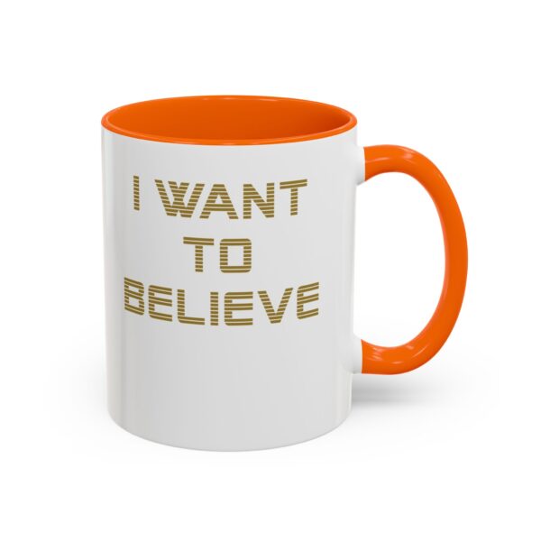 Element 115 - I WANT TO BELIEVE - Lazar UFO -Accent Coffee Mug (11, 15oz) - Image 22