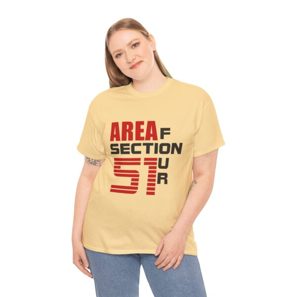 AREA 51 SECTION 4Unisex Heavy Cotton Tee - Image 46