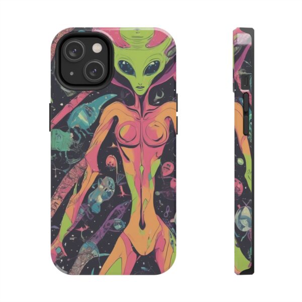 Tough Phone Cases I Want To Believe Alien UPA UFO Greys Roswell Sexy female Alien - Image 56