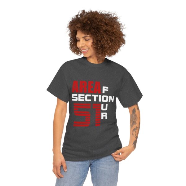 AREA 51 SECTION 4Unisex Heavy Cotton Tee - Image 77