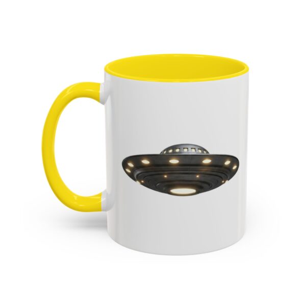 UFO -I WANT TO BELIEVE - Accent Coffee Mug (11oz) - Image 31