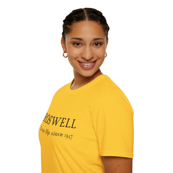 Roswell - Cover up since 1947 - Unisex Softstyle T-Shirt - Image 6