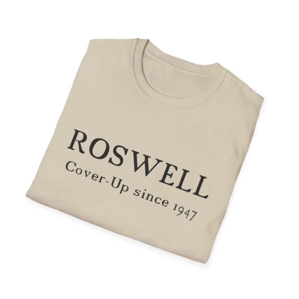 Roswell - Cover up since 1947 - Unisex Softstyle T-Shirt - Image 22