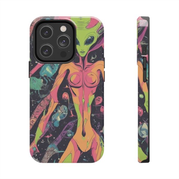 Tough Phone Cases I Want To Believe Alien UPA UFO Greys Roswell Sexy female Alien - Image 58