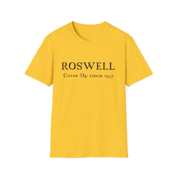 Roswell - Cover up since 1947 - Unisex Softstyle T-Shirt - Image 2