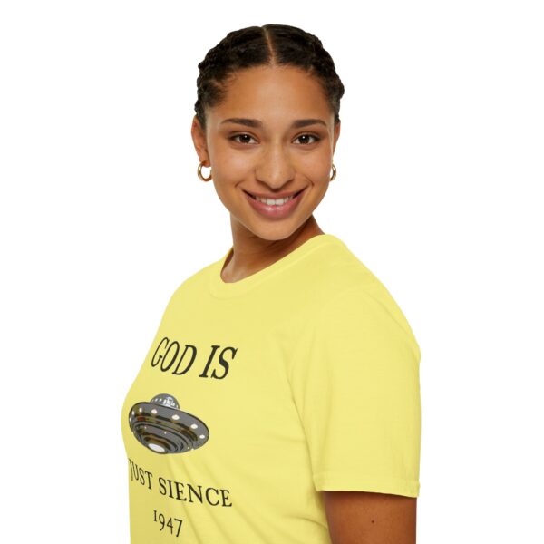 God is just Science 1947 - Unisex Softstyle T-Shirt - Image 42