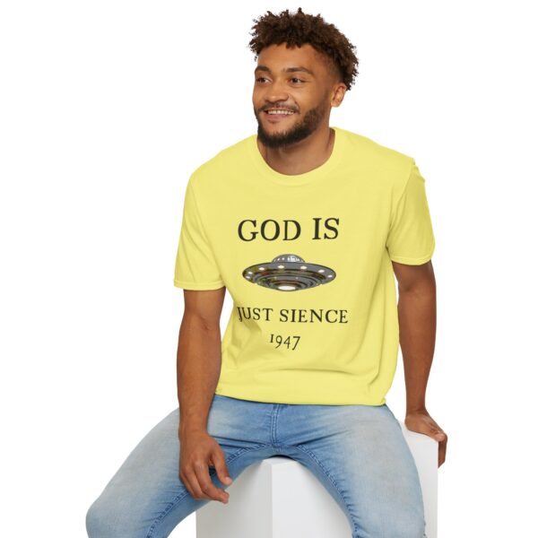 God is just Science 1947 - Unisex Softstyle T-Shirt - Image 41