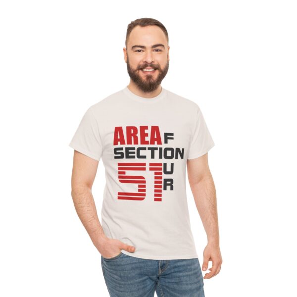 AREA 51 SECTION 4Unisex Heavy Cotton Tee - Image 39