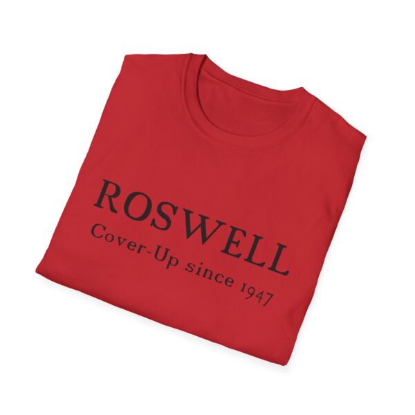 Roswell - Cover up since 1947 - Unisex Softstyle T-Shirt - Image 64