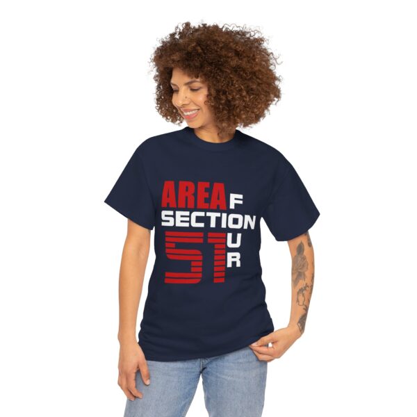 AREA 51 SECTION 4Unisex Heavy Cotton Tee - Image 93