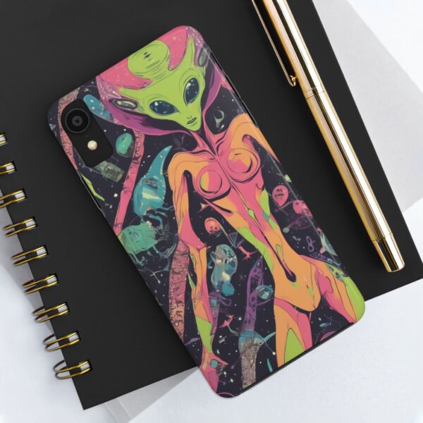 Tough Phone Cases I Want To Believe Alien UPA UFO Greys Roswell Sexy female Alien - Image 7