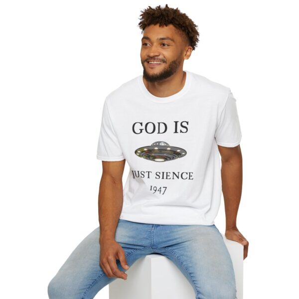 God is just Science 1947 - Unisex Softstyle T-Shirt - Image 11