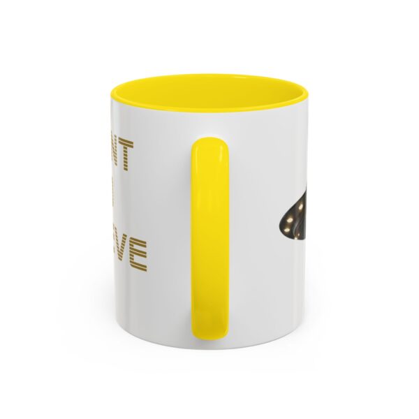 UFO -I WANT TO BELIEVE - Accent Coffee Mug (11oz) - Image 32