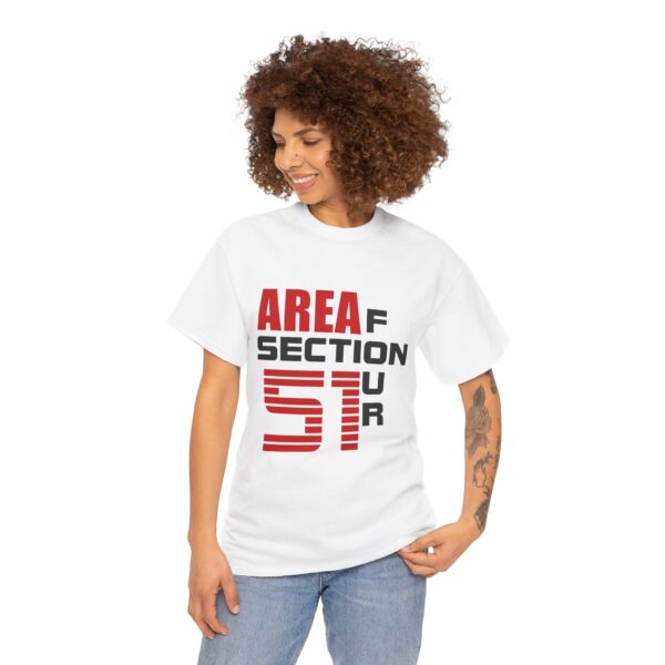 AREA 51 SECTION 4Unisex Heavy Cotton Tee - Image 16